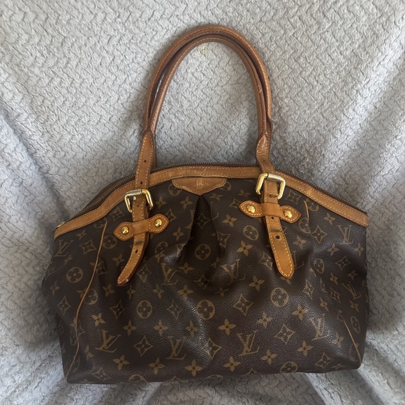 Louis Vuitton Tivoli GM Monogram Leather Shoulder Bag Satchel Handbag Purse - Picture 1 of 14